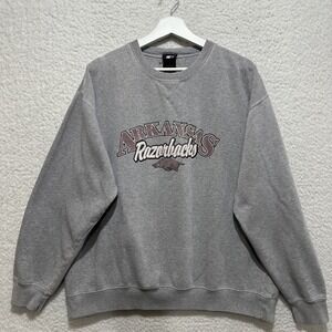 Vintage Starter Arkansas Razorbacks Crewneck Sweatshirt Size XL